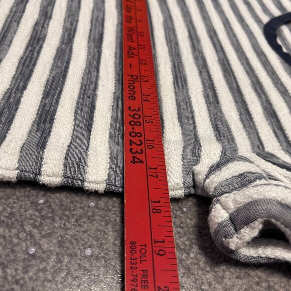 Barbour Women's Mini Dress Terry Nautical Stripe Medium - Picture 7 of 9